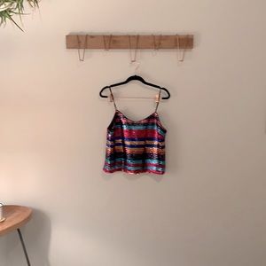 Sequin camisole S